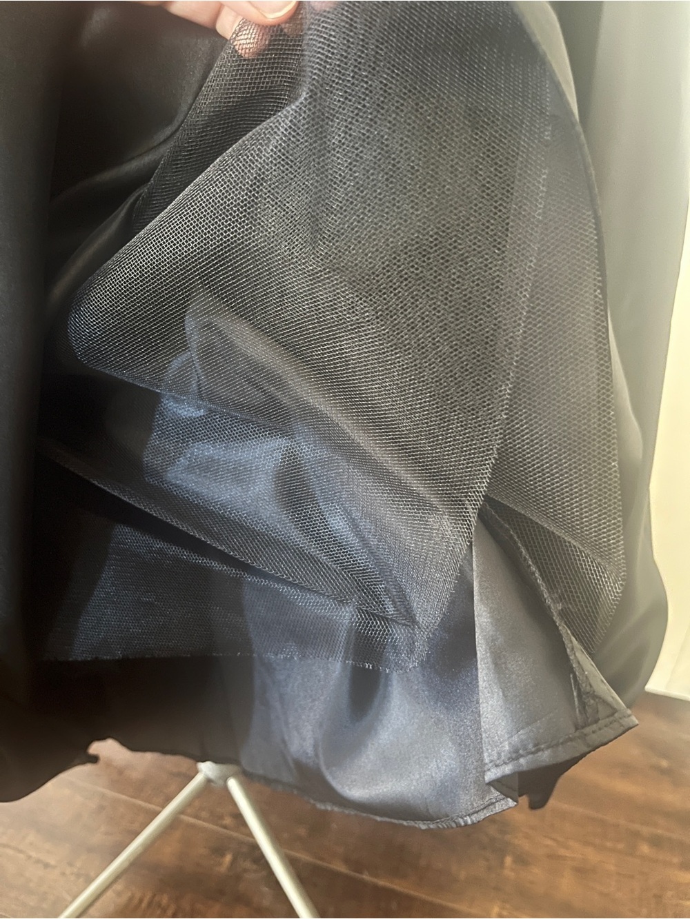 Alex Evenings Ball Gown Satin Maxi Skirt M - Picture 5 of 10